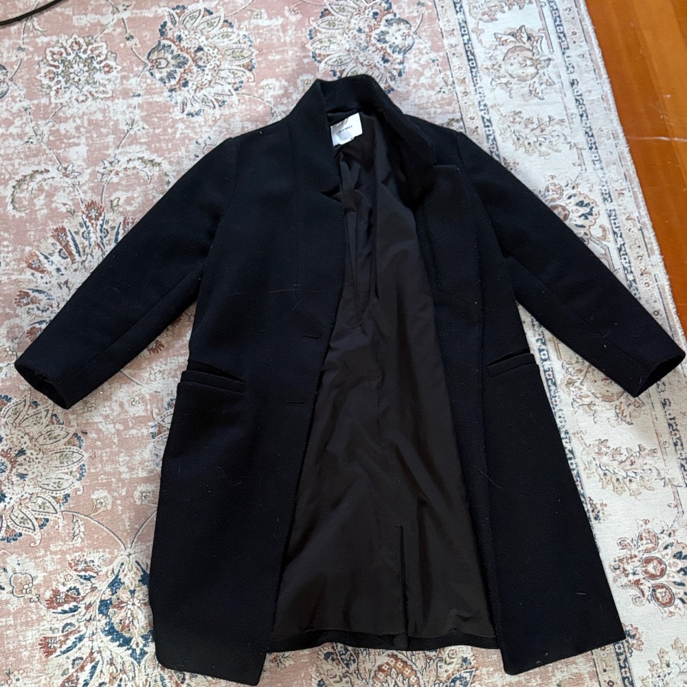 Old Navy Classic Black Trench Coat
